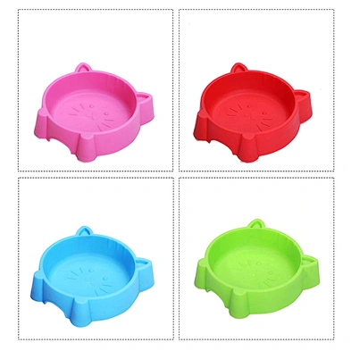 2021 new design Anti-fall cat style pet food water dog cat bowl