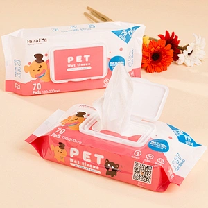 Hot sale dog wipes summer puppy wipes cleaning pet wipes for dog and cat