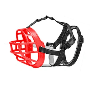 Adjustable Dog Muzzles Anti Biting Barking Breathable Safety Soft Polyester Reflective Dog Muzzles
