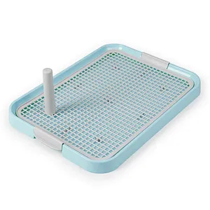 Dog Toilet Tray Plastic Puppy Potty Training Indoor Pet Dog Toilet