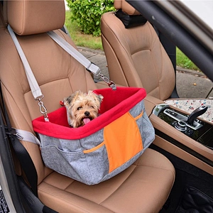 Amazon Pet dog cat Car Seat Bag Waterproof Portable Travel Outdoor Bag for Dog and Cat