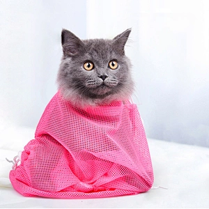Cat Grooming Bath Bag Wholesale Cheap Adjustable Cat Bathing Bag