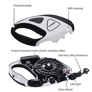 Led Retractable Dog Leash With Light