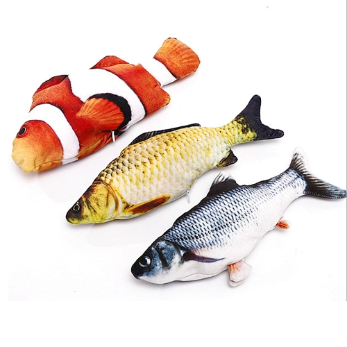 Electric Moving Fish Cat Toy 2021 New Interactive Cute Electronic Cat Toy