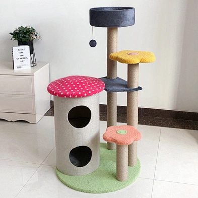 wholesale Popular New Design Cat Climbing Scratcher Tree Cat Tower Toy