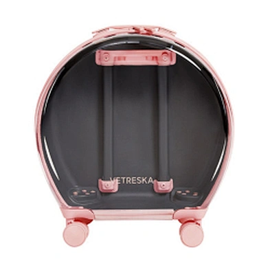 Portable Transparent Pet Trolley Case