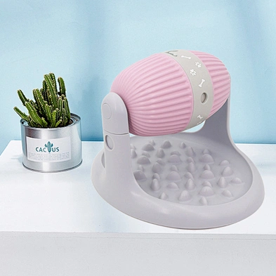 Pet Cat Dog Treat Dispenser Slow Feeder Roller Interactive Dog Treat Toy