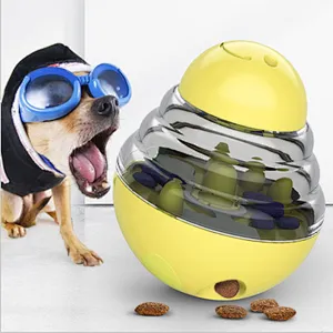 Hot selling pet adjustable leaky holes dog interactive training toys