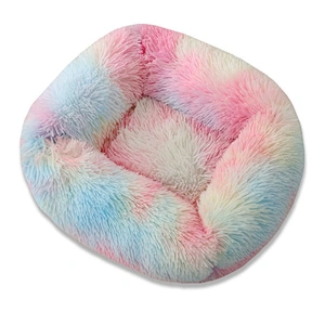 Hot sale square cat dog kennel autumn&winter soft plush pet bed sofa