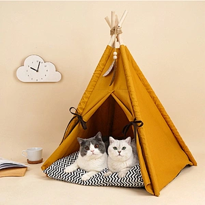 wholesale High Quality pet Teepee detachable and washable Pets Cat Dog Teepee Tent