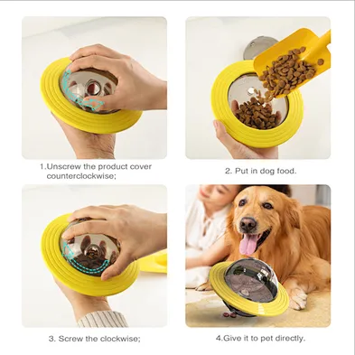 Factory directly sell UFO pet dog interactive training toys
