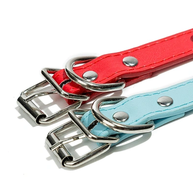Fashion Spiked Dog Collar Adjustable Punk Cool PU Dog Leather Collar For Pet