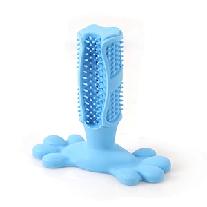 Wholesale pet toy rubber molar dog toothbrush dog chew toy