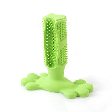 Wholesale pet toy rubber molar dog toothbrush dog chew toy