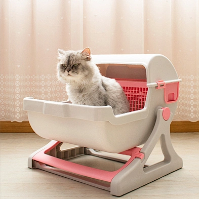 Semi Automatic Cat Litter Box