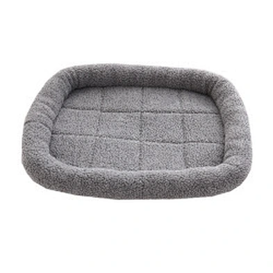 Fleece Dog Mat Wholesale Winter Warm Soft Coral Fleece Cat Pet Dog Bed Memory Foam