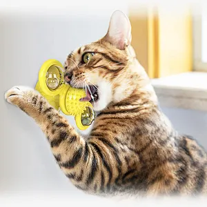 Amazon hot selling interactive toys training cat turntable pet toys