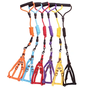 Dog Harness and Leash Nylon Strong Waterproof Luxury Dog Leash Set