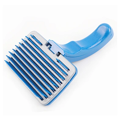 Pet Dog Slicker Brush Wholesale Cheap Plastic Hair Remover Dog Grooming Brush