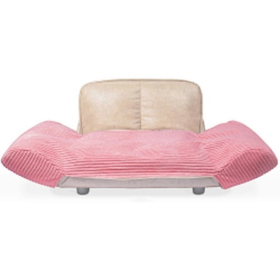 Luxury Orthopedic Dog Bed Sofa PU Leather Designer Foldable Raised Large Dog Beds