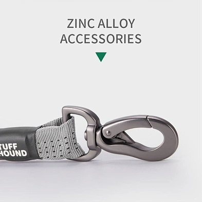 Wholesale nylon dog bungee leash carabiner luxury large dog rope leash