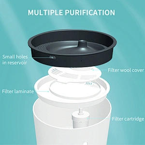 Dog Water Dispenser Automatic Loop Smart Automatic Pet Cat Water Fountain