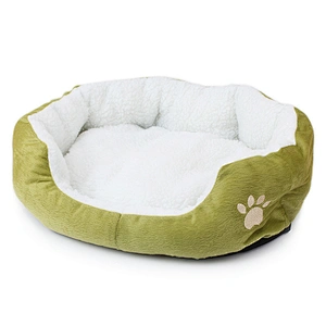 Wholesale Calming Dog Bed Orthopedic Memory Foam Plush Large Dog Bed