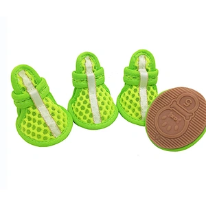 Wholesale pet dog boots breathable soft mesh pink large dog shoes for summer