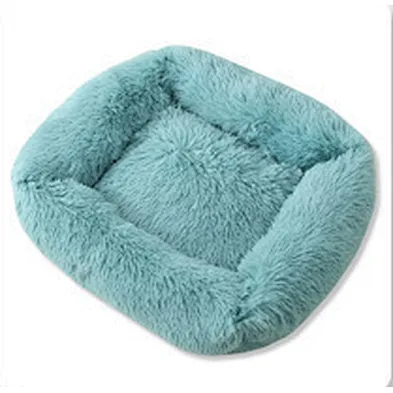 Hot sale square cat dog kennel autumn&winter soft plush pet bed sofa