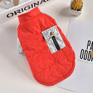 Pet Thick Flannel Warm Clothes 2021 Autumn And Winter Pocket Windproof Dog Jacket