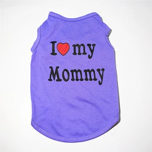 Summer Cool Puppy Dog Shirt Custom Logo Cheap Cute Pet Small Dog Summer Clothes