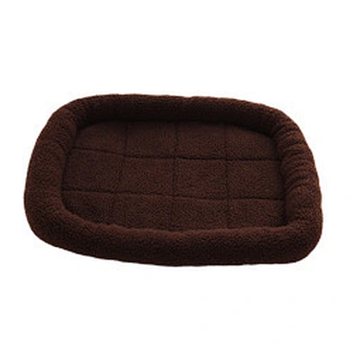Fleece Dog Mat Wholesale Winter Warm Soft Coral Fleece Cat Pet Dog Bed Memory Foam