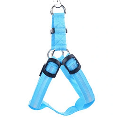 USB Charge Light Up LED Dog Chest Harness For Wholesale