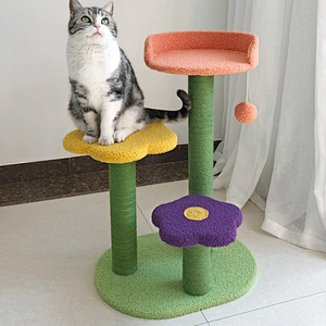 wholesale Popular New Design Cat Climbing Scratcher Tree Cat Tower Toy