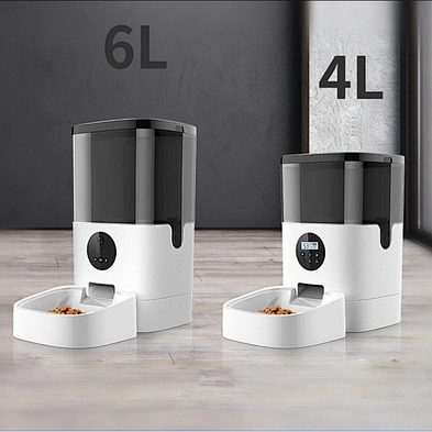 2020 new automatic pet feeder wifi remote control timer smart cat automatic dog feeder with camera