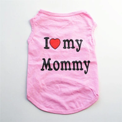 Summer Cool Puppy Dog Shirt Custom Logo Cheap Cute Pet Small Dog Summer Clothes
