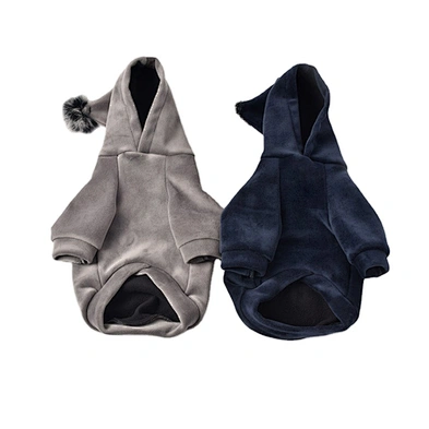 Wholesale Pet dog winter clothes warm hoodie for winter and autumn