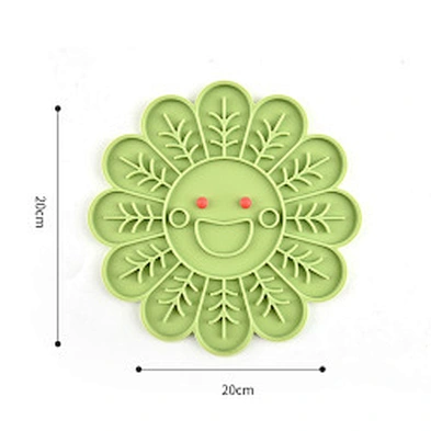 Pet Cat Dog Lick Mat Interactive Fish Shape Silicone Slow Feeder Dog Bowl