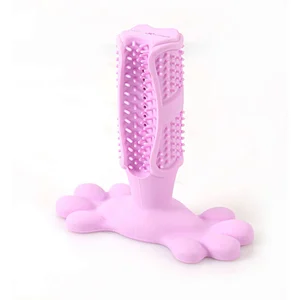 Wholesale pet toy rubber molar dog toothbrush dog chew toy