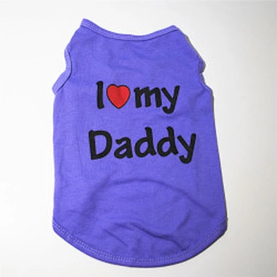 Summer Cool Puppy Dog Shirt Custom Logo Cheap Cute Pet Small Dog Summer Clothes