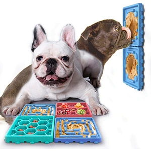 Hot sale anti-choking slow food bowl licking plate dog slow food bowl