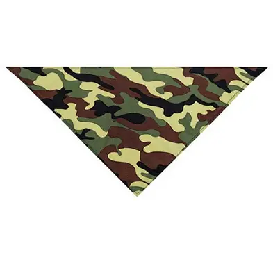 Custom Printed Pet Bandana Wholesale Polyester Sublimation Camouflage Dog Bandana