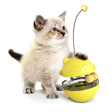Hot selling cat toy animal pattern interactive cat food toy