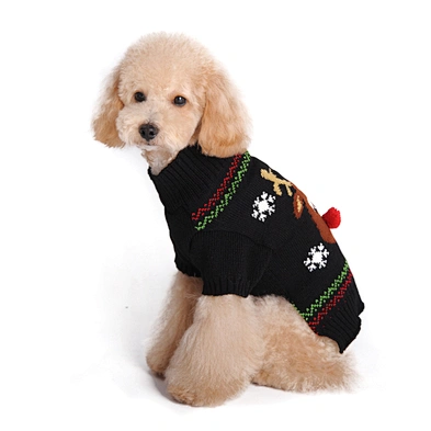 New Year Pet Dog Sweater Vest Clothes Wholesale Winter Warm Soft Christmas Dog Clothes