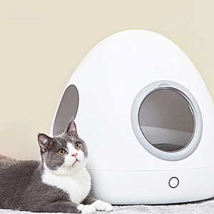 Intelligent Cozy Cat Cave Bed Indoor Remote APP Control Smart Heated Cat House