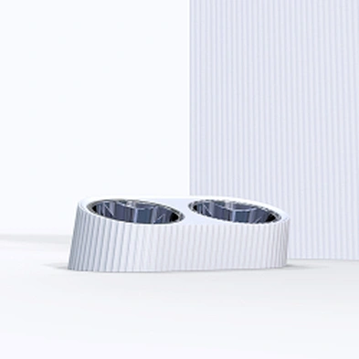 Stainless steel dog bowl wholesale sublimation elevated double pet cat dog food bowl