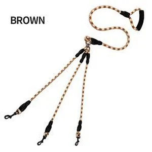 Braided Rope Dog Leash Colored Cute Large Cotton Rope Dog Leash For 3 Dogs