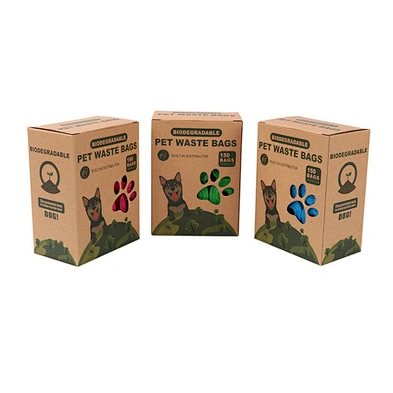 Wholesale Pet Dog Poo Bags Cheap Eco Friendly 100% Biodegradable Dog Poop Bags With Dispenser