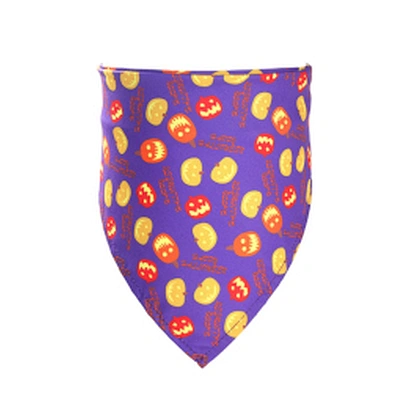Cheapest Halloween Dog Bandana Custom Printed New Design Dog Halloween Bandana