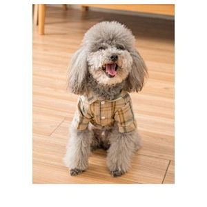 Dog Fashion Clothes Pet Dog Plaid Shirt Summer Spring Dog Clothes